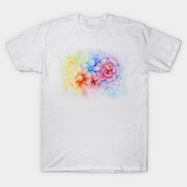 Flower Power T-Shirt by Olechka